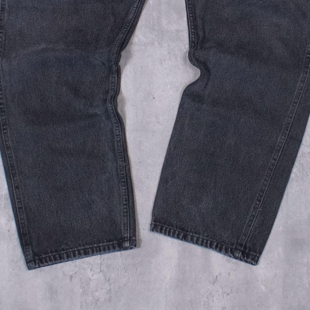 Vintage VTG 1990's Penmans Baggy Relax Fit Slim Black Denim Jeans Pant's - Picture 3 of 7